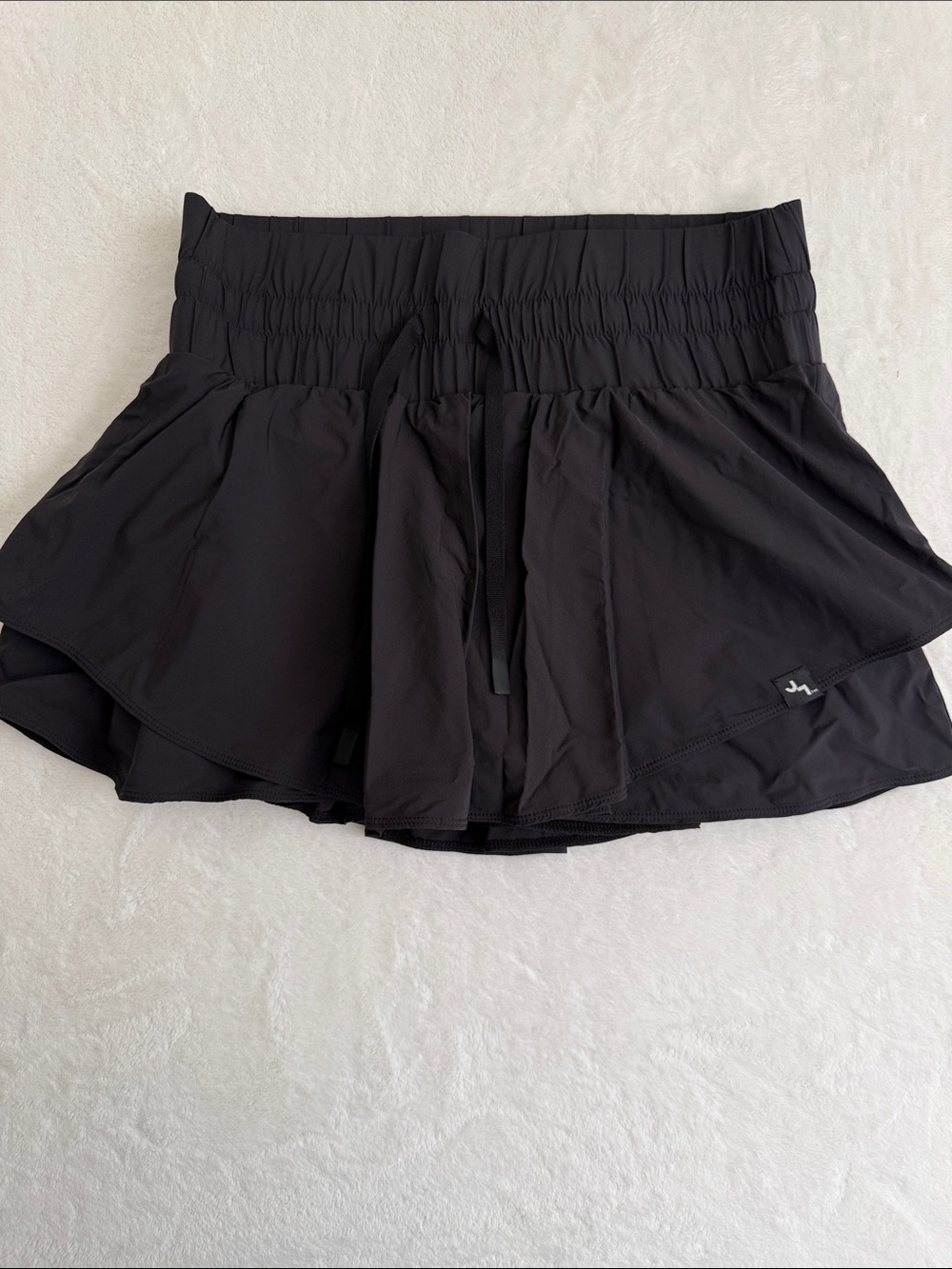 JoyLab Black Athletic Skort with Smocked Waistband